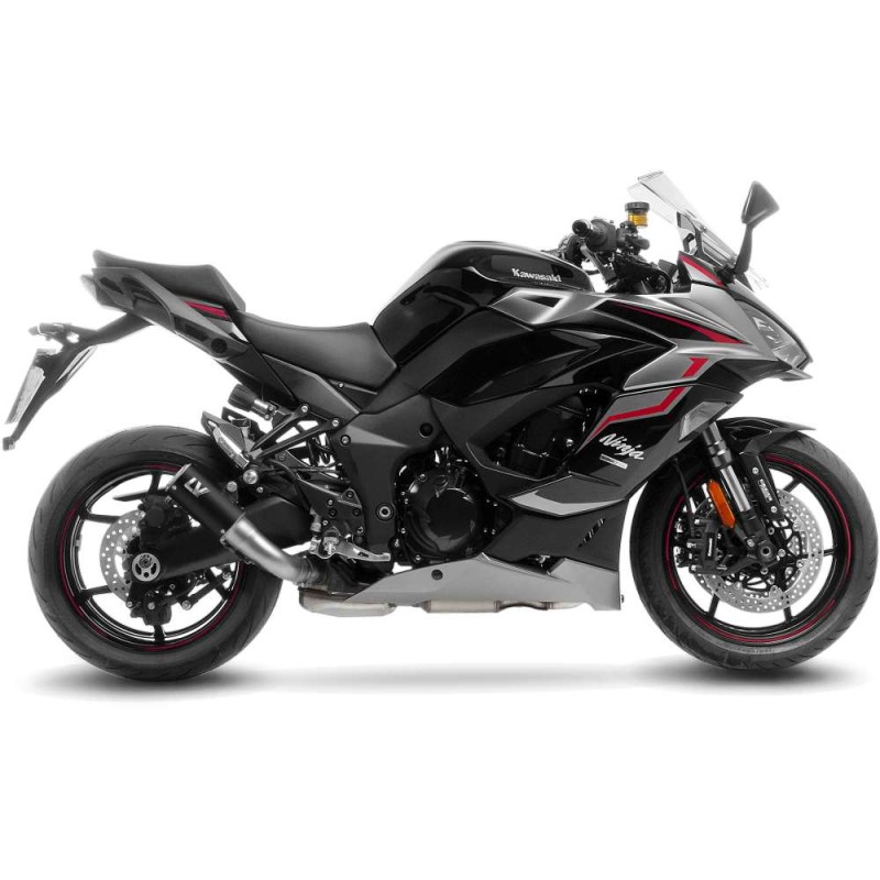 Leovince Kawasaki NINJA 1000 SX/TOURER LV CORSA BLACK EDITION 15416BU