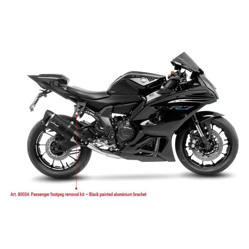 Leovince Soziusfußrasten-Entfernungskit Yamaha YZF-R7 2021/2025 80034 Leovince Soziusfußrasten-Entfernungskit Yamaha YZF-R7 2021/2025 80034