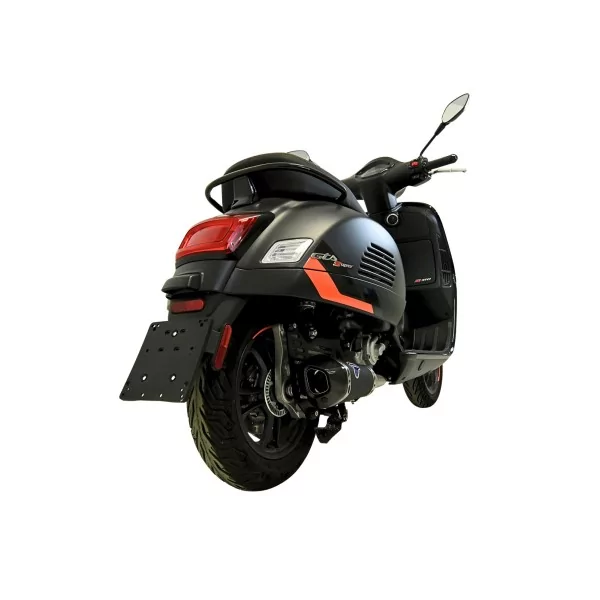 Termignoni Slip-On-Kit Conical Schwarz Edelstahl Vespa GTS 310 2025/2026 PI08094SO01B