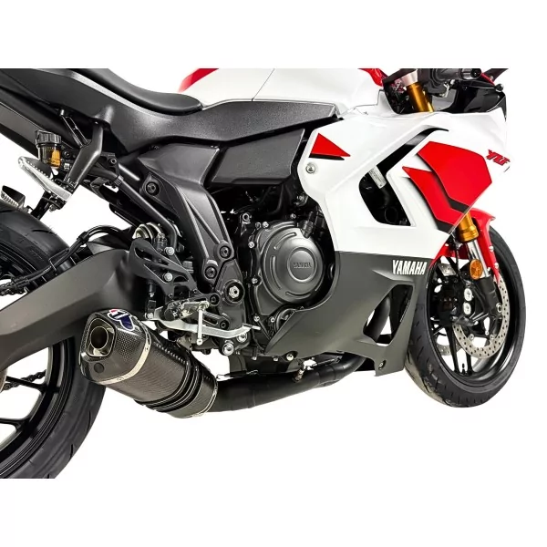 Termignoni Complete System Stainless Steel Black Carbon Yamaha R7 2021/2026 Y13909400BCC