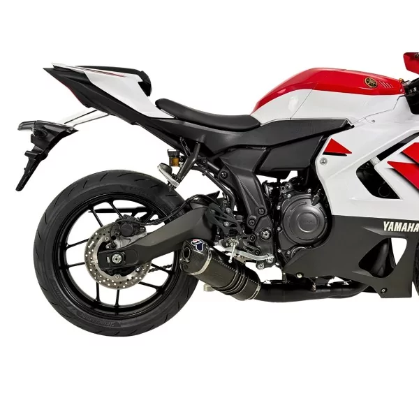 Termignoni Komplettanlage Schwarz Edelstahl Carbon Yamaha R7 2021/2026 Y13909400BCC