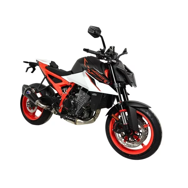 Termignoni Slip-On-Schalldämpfer Schwarz Edelstahl Titan KTM 990 Duke 2024/2026 KT3408040INC