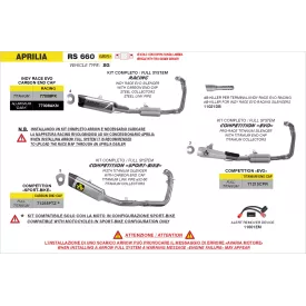 Arrow Exhaust Aprilia RS 660 2025 - Competition EVO