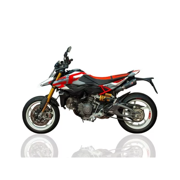Qd Exhaust Ducati Hypermotard V2 / V2 SP Twin Gunshot Dark Matter
