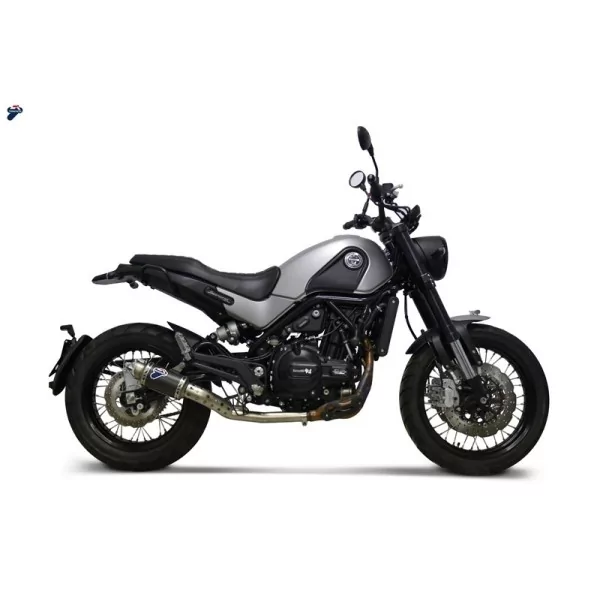 Termignoni Decat-Rohr Edelstahl Kohlefaser Benelli Leoncino 500