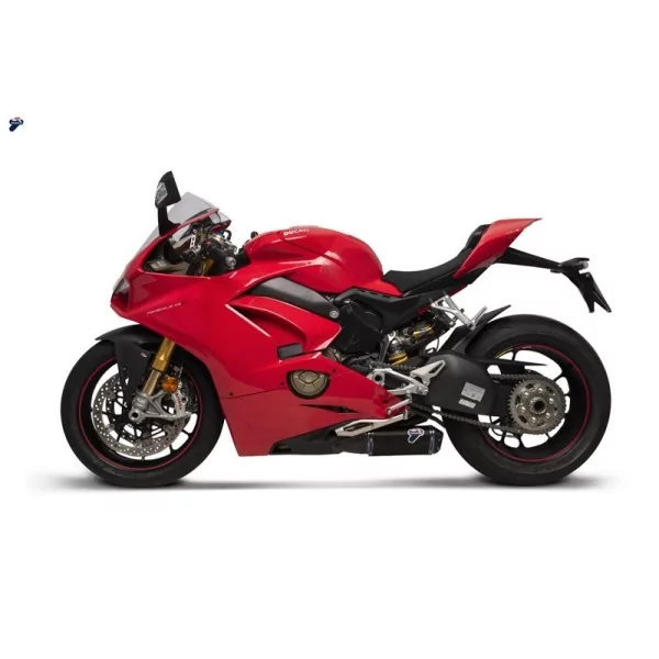 Termignoni Decat-Rohr Edelstahl Schwarzes Titan Ducati Panigale V4