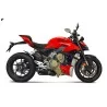 Termignoni Decatalizador Acero Inoxidable Titanio Negro Ducati Streetfighter V4