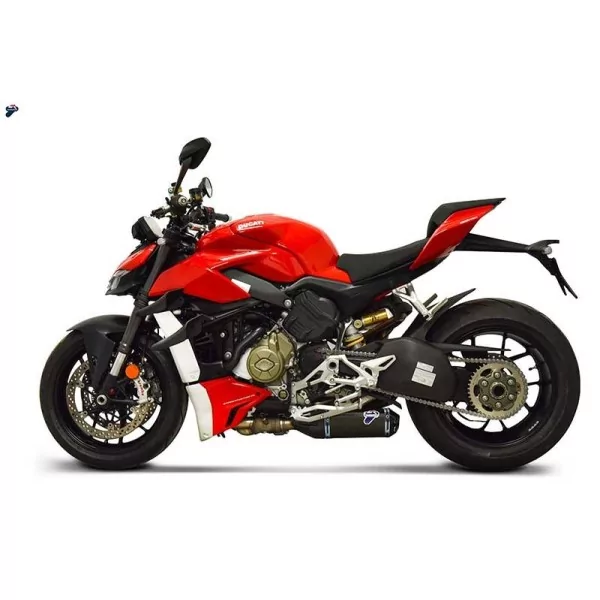 Termignoni Decatalizador Acero Inoxidable Titanio Negro Ducati Streetfighter V4