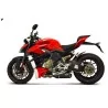 Termignoni Decatalizador Acero Inoxidable Titanio Negro Ducati Streetfighter V4