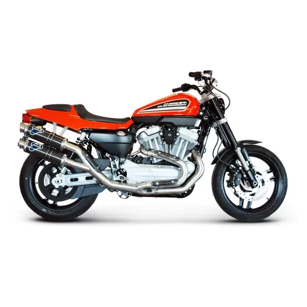 Termignoni Système Racing Complet Rond Acier Inoxydable Carbone HD Xr 1200