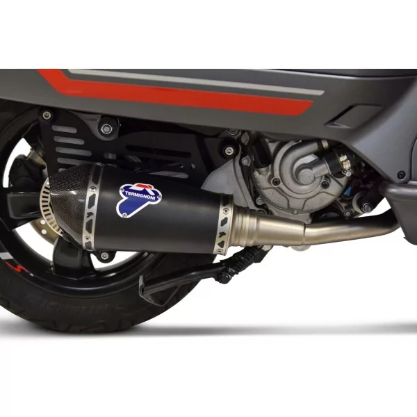 Termignoni Kit Konisch Schwarzer Edelstahl Piaggio Vespa GTS 250 300 2017/2020