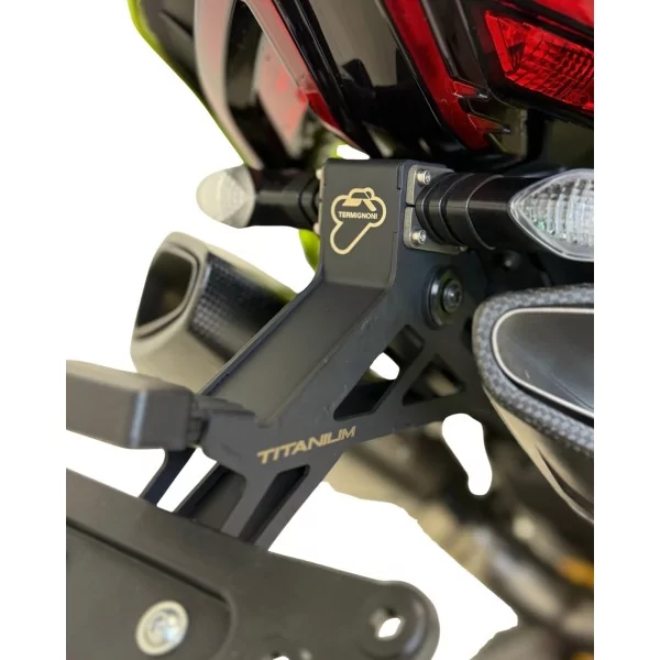 Termignoni Portatarga Titanio Nero Ducati Streetfighter V4