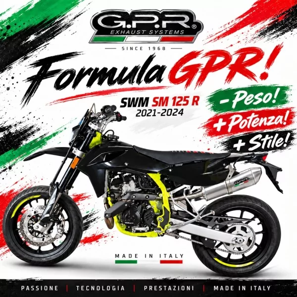 GPR Swm Motorcycles SM 125 R 2021/2024 SWM.HOM.S125.FXIO
