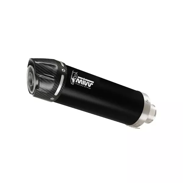 Mivv GP Black carbon end cap CF Moto 300NK