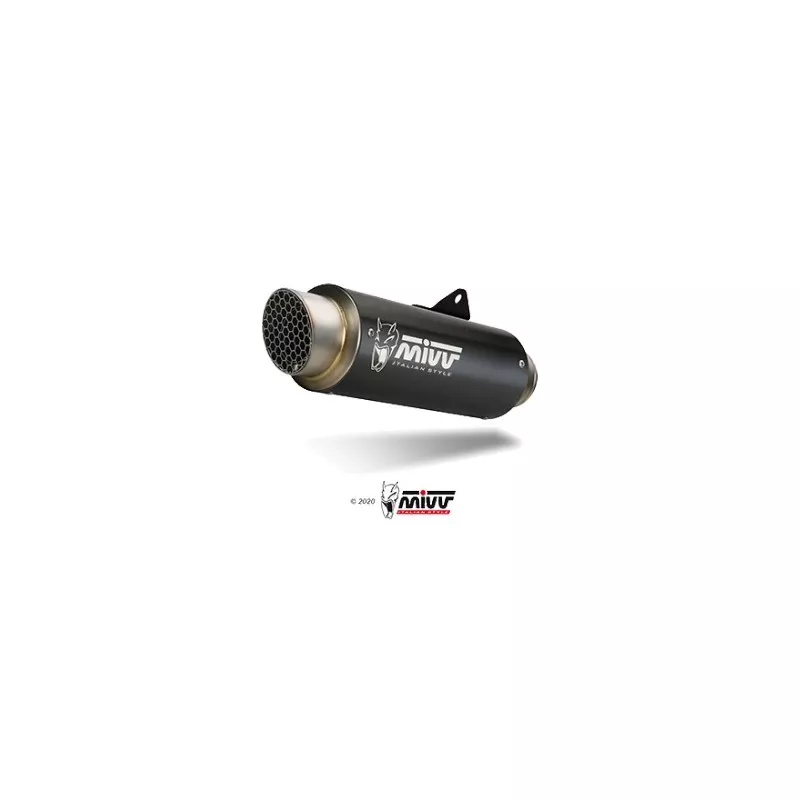 Mivv Komplette Sport-Auspuffanlage Schwarz Honda CB 125 R Mivv Komplette Sport-Auspuffanlage Schwarz Honda CB 125 R