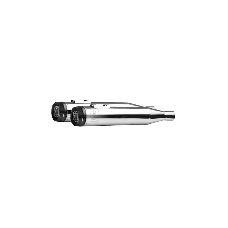 Mivv HR-1 Polierter Edelstahl Alu-Endkappe HD ELECTRA GLIDE ULTRA CLASSIC / LOW