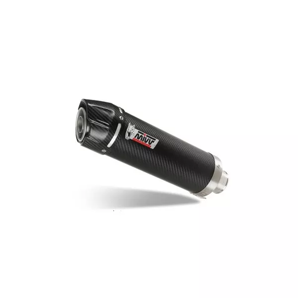 Mivv Sport Exhaust Full System Carbon carbon end cap Voge BRIVIDO 125R