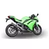 Exan Kawasaki Ninja 300 Ovale X-Black