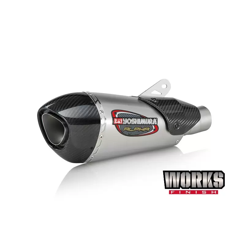 Exhaust Moto Yoshimura Yamaha FZ-10 Street ALPHA T Works Finish