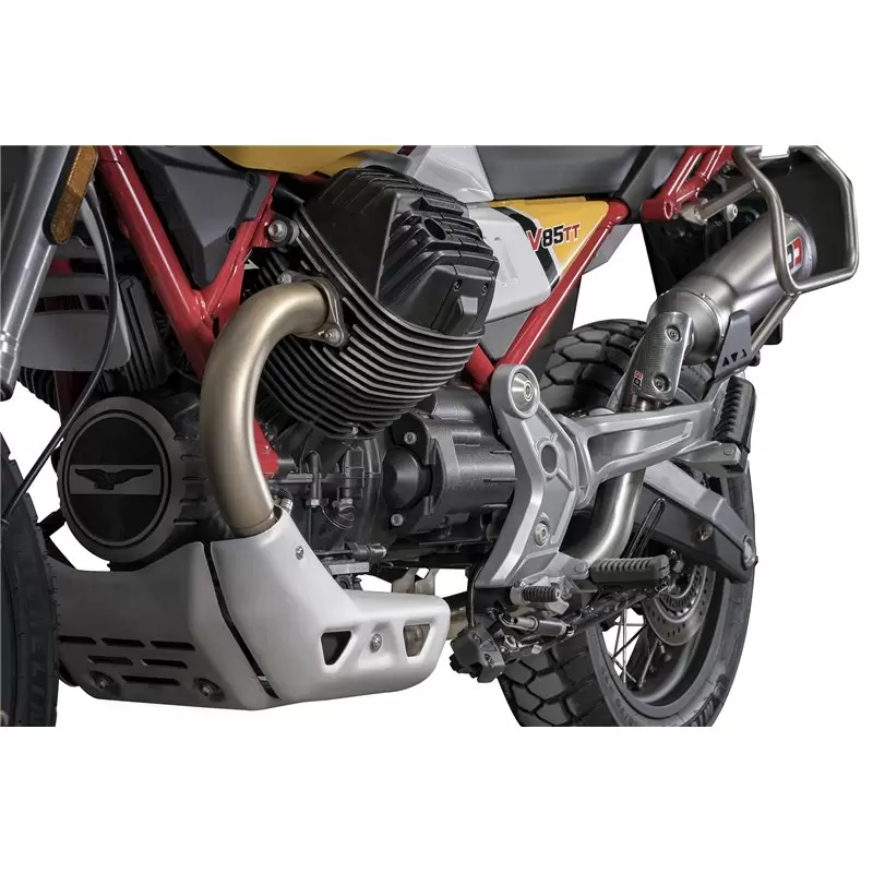 QD Exhaust Exhaust Eliminador Catalizador Moto Guzzi V85 TT