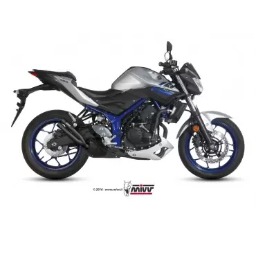 Mivv Double Gun Black Yamaha MT 03