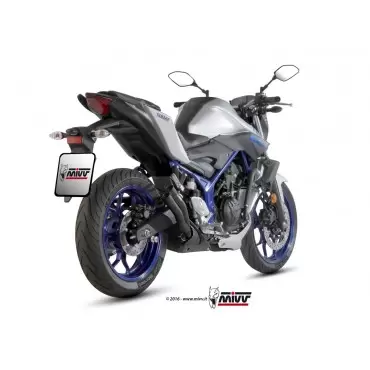 Mivv Double Gun Black Yamaha MT 03