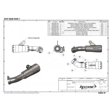 Hp Corse GP07 Bmw R Nine T