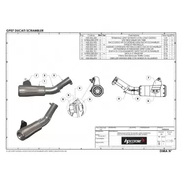Hp Corse GP07 Ducati Scrambler 800
