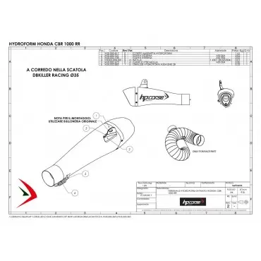 Hp Corse Honda CBR 1000 RR