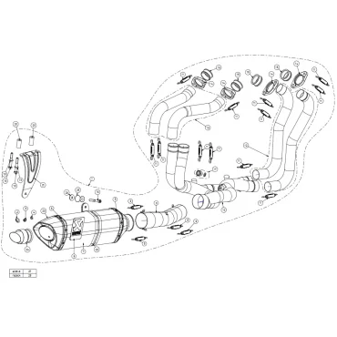 Akrapovic Aprilia RSV 4 S-A10E8-RC