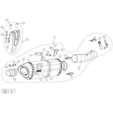 Akrapovic Aprilia RSV 4 S-A10SO8-RC