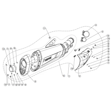 Akrapovic Bmw S1000XR S-B10SO4-HZDFT