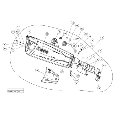 Akrapovic Bmw S1000RR S-B10SO6-HDVDZT