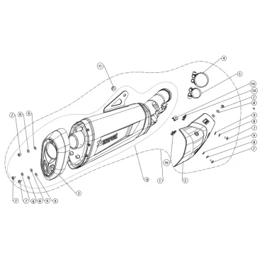 Akrapovic Bmw S1000XR S-B10SO7-HZDFT