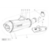 Akrapovic Bmw R 1200 R S-B12SO19-HLGBL