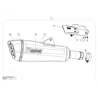 Akrapovic Bmw R 1250 RT S-B12SO21-HALAGT