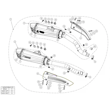 Akrapovic Bmw K 1600 B Grand America S-B16SO3-HRAATBL