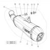 Akrapovic Bmw F 700 GS S-B8SO6-HZAABL