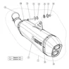 Akrapovic Bmw F 800 GT S-B8SO7-HZAABL