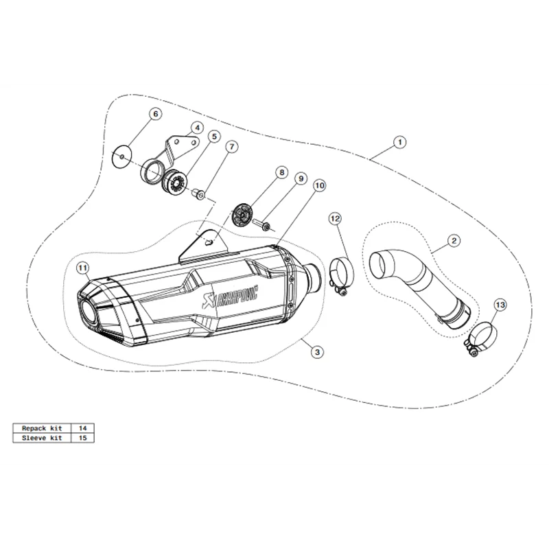 akrapovic bmw f750gs
