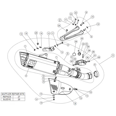 Akrapovic Honda CBR 1000 RR S-H10SO17-HAPXLT/1