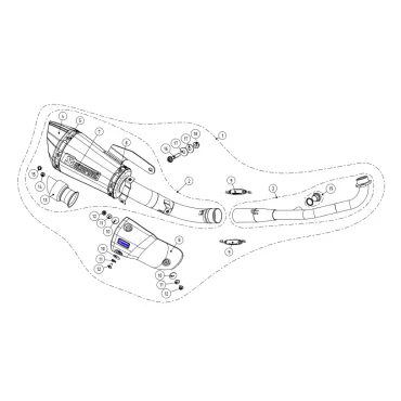 Akrapovic Honda MSX 125 / GROM S-H125R6-ASZT/1