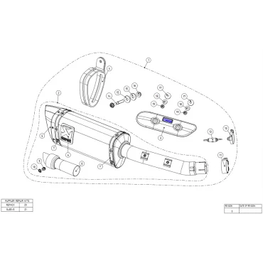 Akrapovic Honda CB 300 R S-H3SO7-APC