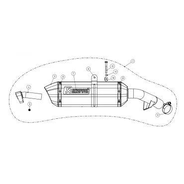 Akrapovic Honda VFR 800F S-H8SO3-HRT