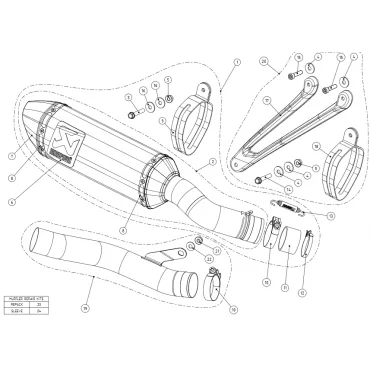 Akrapovic Kawasaki ZX-10R S-K10SO16-HZC