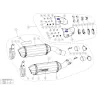 Akrapovic Kawasaki Z1000 S-K10SO18-HZC
