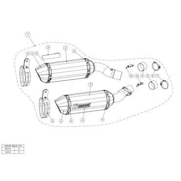 Akrapovic Kawasaki Z1000SX S-K10SO19-HZC