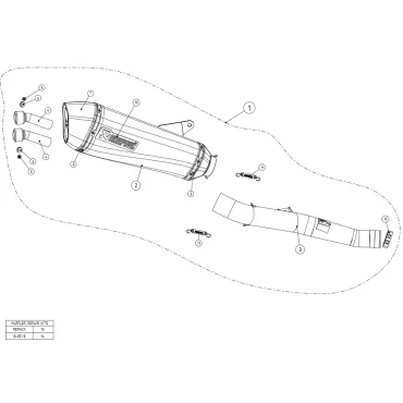 Akrapovic Kawasaki 1400 GTR S-K14SO5-HZAAT