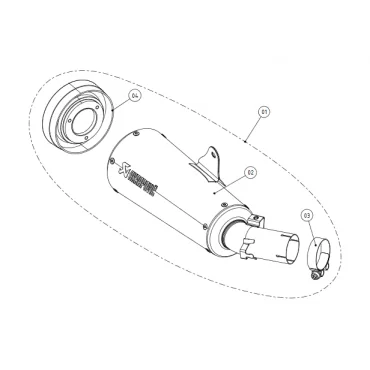 Akrapovic Kawasaki Z900 RS S-K9SO5-HBAVTBL