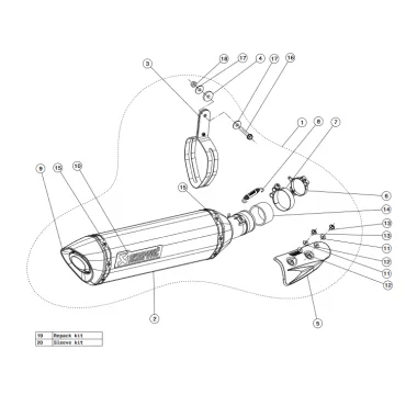 Akrapovic Suzuki Gsx-r 1000 S-S10SO12-HRC